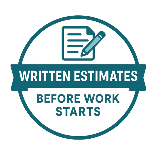 Written Estimates Before Work Starts